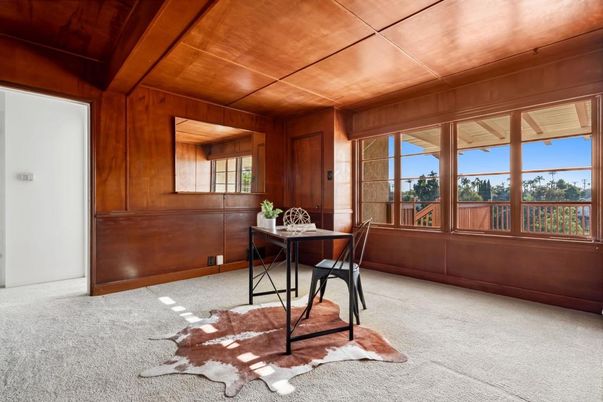 Home Office, Interior, Wooden Ceilings, Wooden Walls