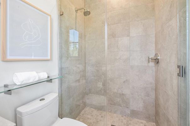 Bathroom, Glass Shower, Interior