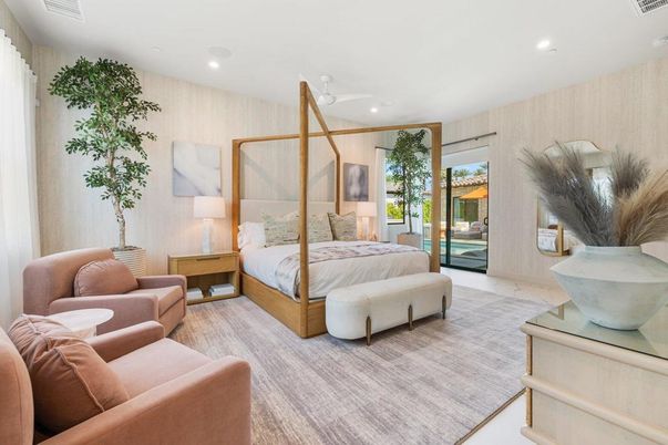Bedroom, Interior, Recessed Lighting