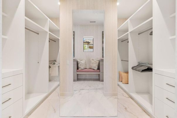 Interior, Marble, Recessed Lighting, Walk-in Closets