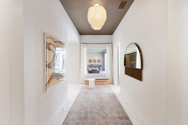Chandelier, Interior, Marble