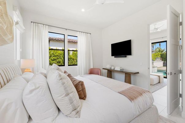 Bedroom, Interior, Recessed Lighting