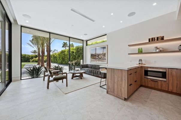 Interior, Kitchen, Living room, Recessed Lighting