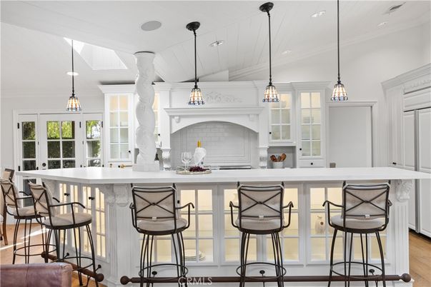 Interior, Kitchen, Pendant Lights, Wood Texture Flooring