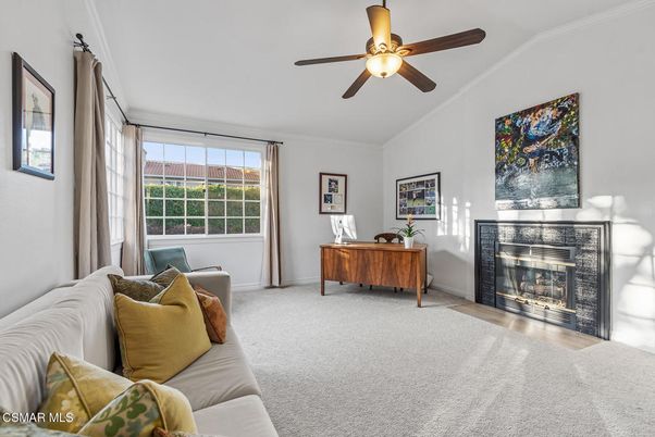 Fireplace, Home Office, Interior, Living room