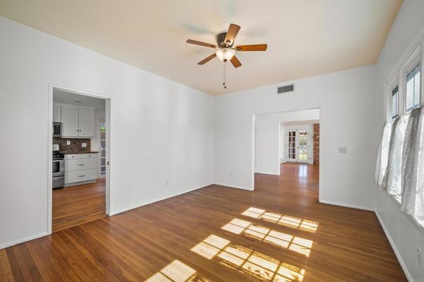 Empty room, Interior, Kitchen, Wood Texture Flooring