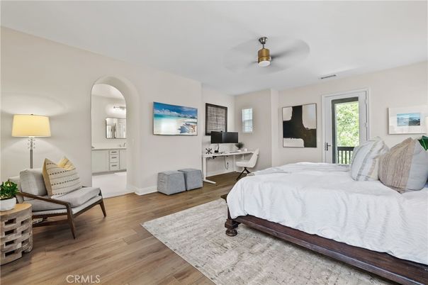 Bedroom, Home Office, Interior, Wood Texture Flooring