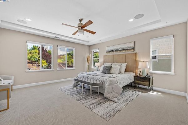 Bedroom, Interior, Recessed Lighting