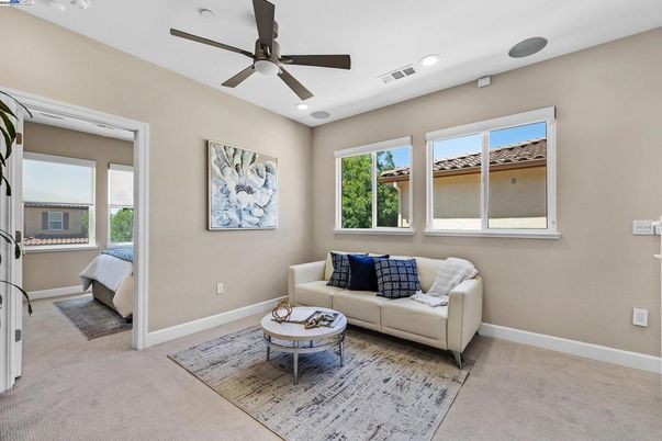 Interior, Living room, Recessed Lighting