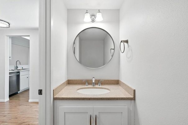 Bathroom, Interior, Wood Texture Flooring
