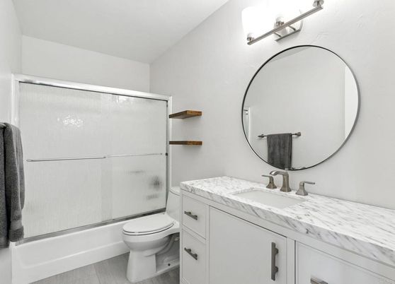 Bathroom, Glass Shower, Interior
