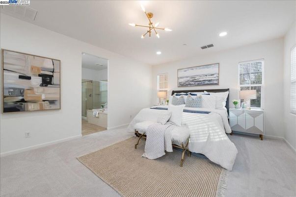 Bedroom, Interior, Pendant Lights, Recessed Lighting