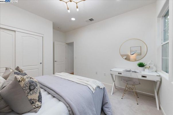 Bedroom, Interior, Recessed Lighting