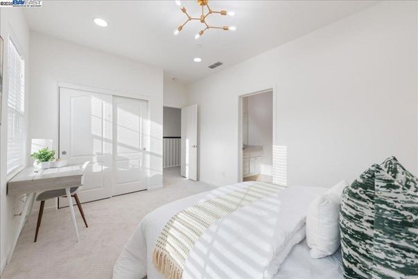 Bedroom, Home Office, Interior, Pendant Lights, Recessed Lighting