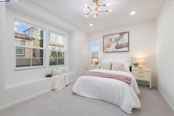Bedroom, Interior, Pendant Lights, Recessed Lighting