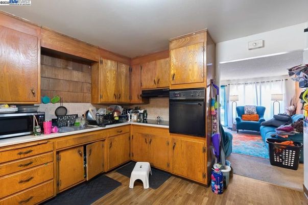 Interior, Kitchen, Living room, Wood Texture Flooring