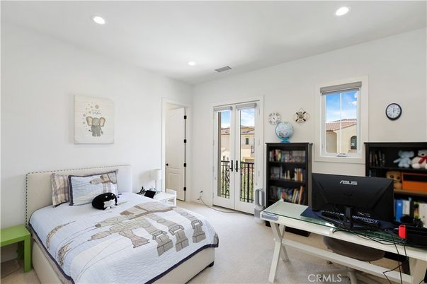 Bedroom, Home Office, Interior, Recessed Lighting