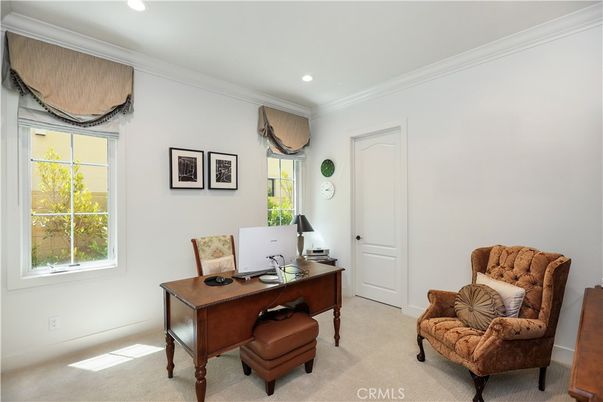 Home Office, Interior, Recessed Lighting