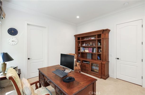 Home Office, Interior, Recessed Lighting