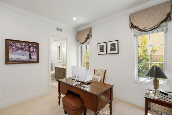 Home Office, Interior, Recessed Lighting