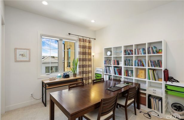 Home Office, Interior, Recessed Lighting