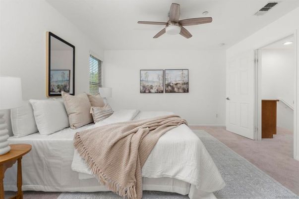 Bedroom, Interior, Recessed Lighting