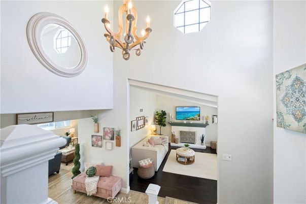 Chandelier, Fireplace, Interior, Living room, Wood Texture Flooring