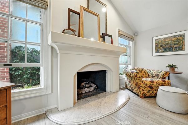Fireplace, Interior, Wood Texture Flooring