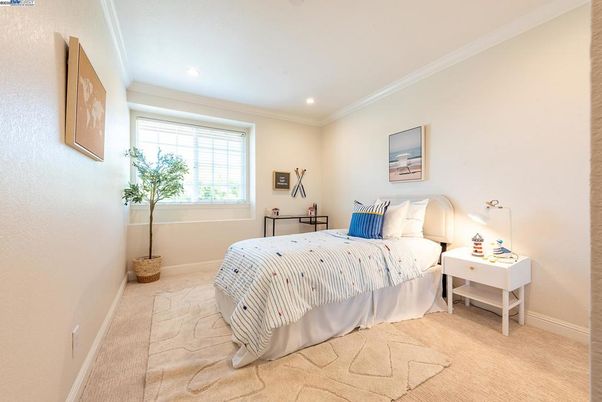 Bedroom, Interior, Recessed Lighting