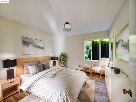 Bedroom, Interior, Wood Texture Flooring