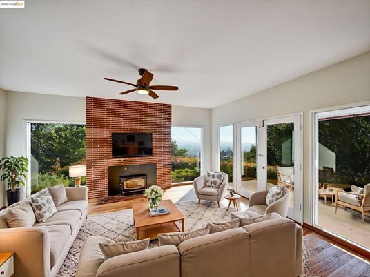 Fireplace, Interior, Living room, Stone Walls, Wood Texture Flooring