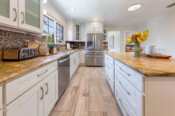 Interior, Kitchen, Recessed Lighting, Stainless Steel Appliances