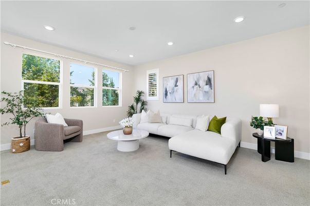 Interior, Living room, Recessed Lighting