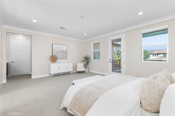 Bedroom, Interior, Recessed Lighting
