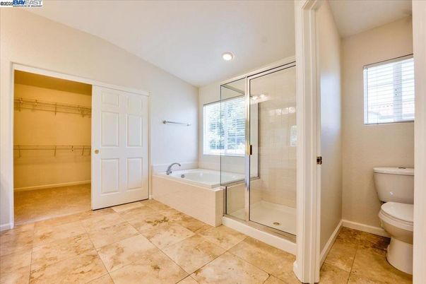 Bathroom, Glass Shower, Interior, Recessed Lighting, Walk-in Closets