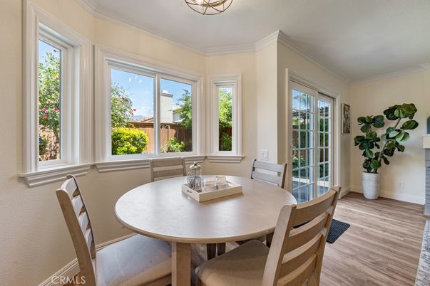 Dining room, Interior, Wood Texture Flooring