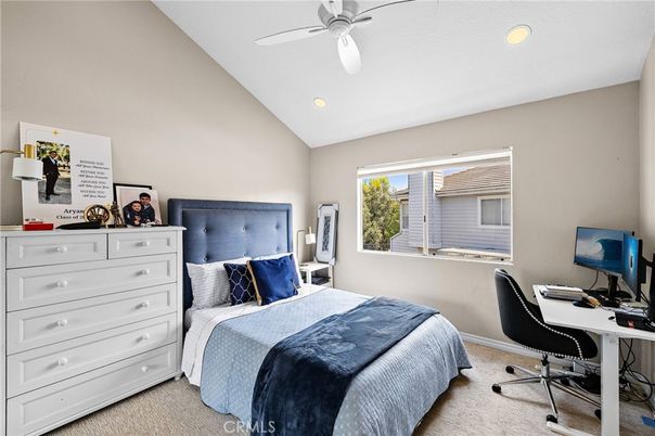 Bedroom, Home Office, Interior, Recessed Lighting