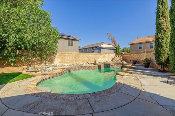 Exterior, Pool, Solar Panels