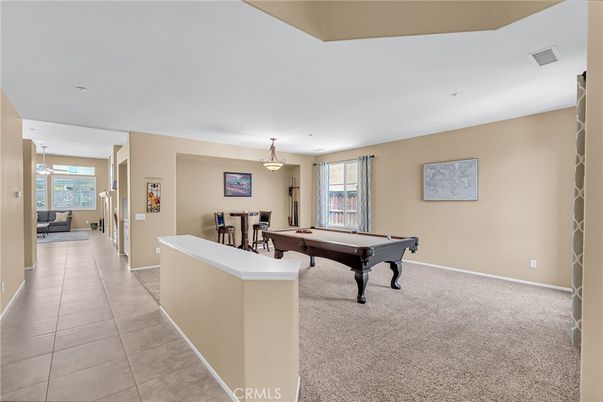 Billiard Table, Dining room, Game Room, Interior, Pendant Lights