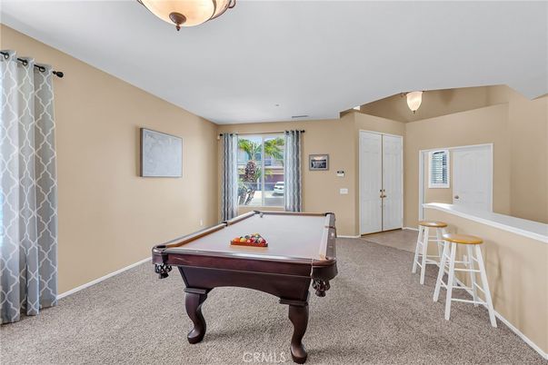Billiard Table, Game Room, Interior