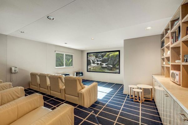 Interior, Recessed Lighting, Theatre Room