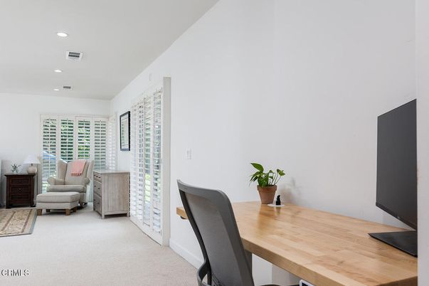 Home Office, Interior, Recessed Lighting
