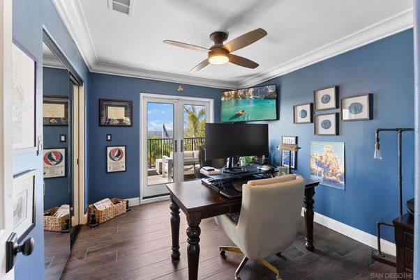 Home Office, Interior, Wood Texture Flooring