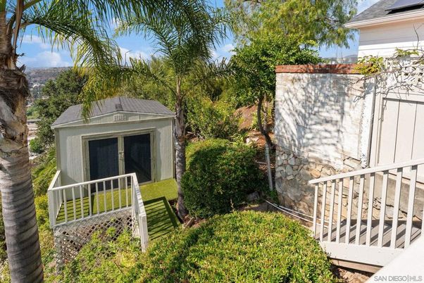 Backyard, Detached Garage, Exterior