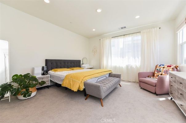Bedroom, Interior, Recessed Lighting