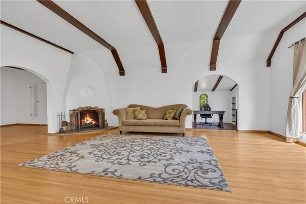 Fireplace, Interior, Wooden Beams, Wood Texture Flooring
