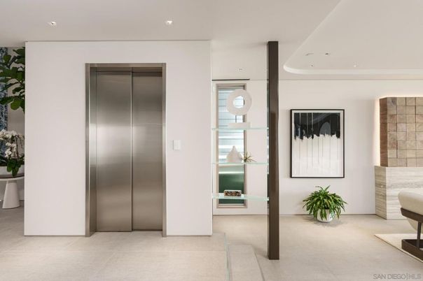 Elevator, Interior, Recessed Lighting