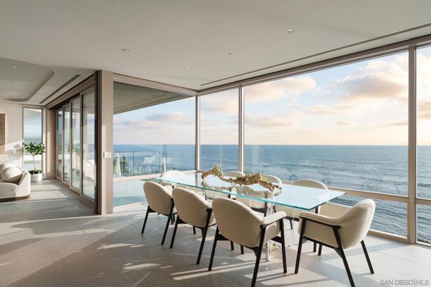 Dining room, Interior, Recessed Lighting, Water