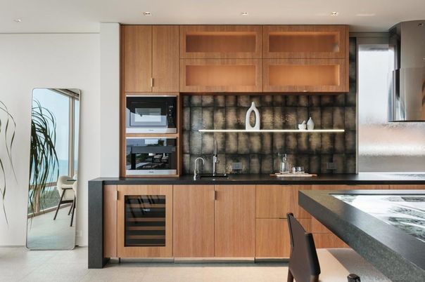 Interior, Kitchen, Recessed Lighting, Stainless Steel Appliances
