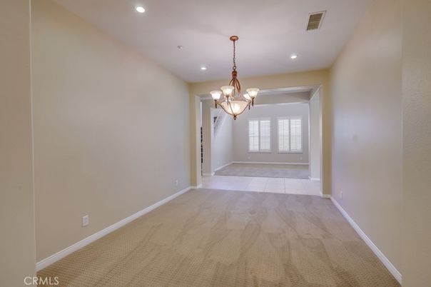 Chandelier, Empty room, Interior, Recessed Lighting